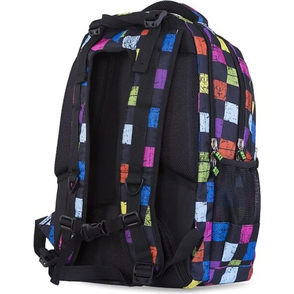 PIXIE CREW sac à dos étudiant cubes colorés