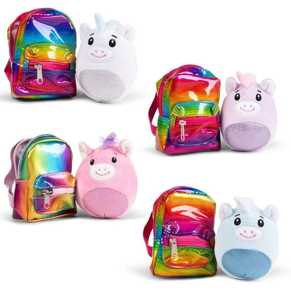 PORTE-CLES EN PELUCHE LICORNE, A CLIPSER ET A CALINER