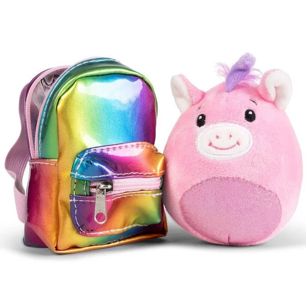 PORTE-CLES EN PELUCHE LICORNE, A CLIPSER ET A CALINER