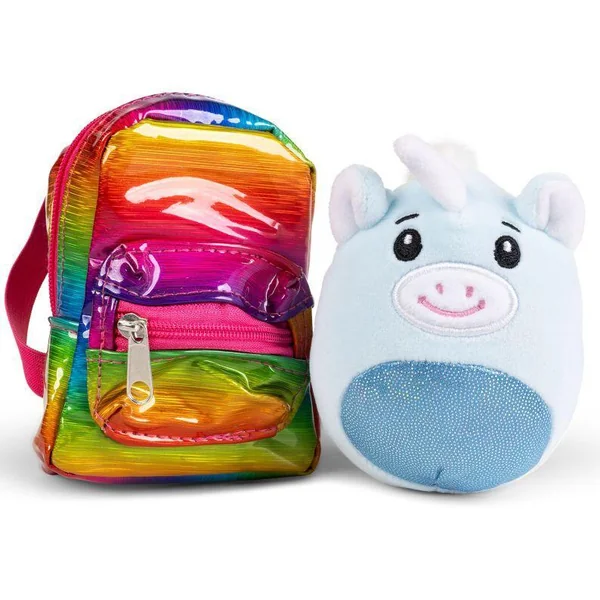 PORTE-CLES EN PELUCHE LICORNE, A CLIPSER ET A CALINER