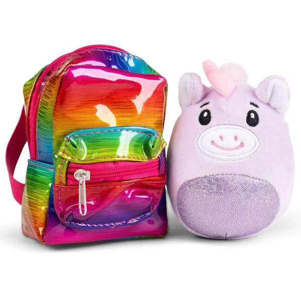 PORTE-CLES EN PELUCHE LICORNE, A CLIPSER ET A CALINER