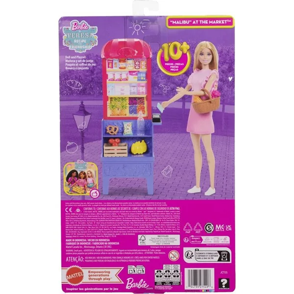 Poupée Barbie Malibu fait du shopping - ensemble de jeu