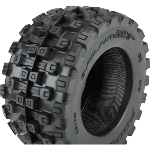 Pro-Line roue 3.8", pneu Badlands MX38 HP Belted, jante Raid H17 noir (2)