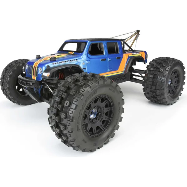 Pro-Line roue 3.8", pneu Badlands MX38 HP Belted, jante Raid H17 noir (2)