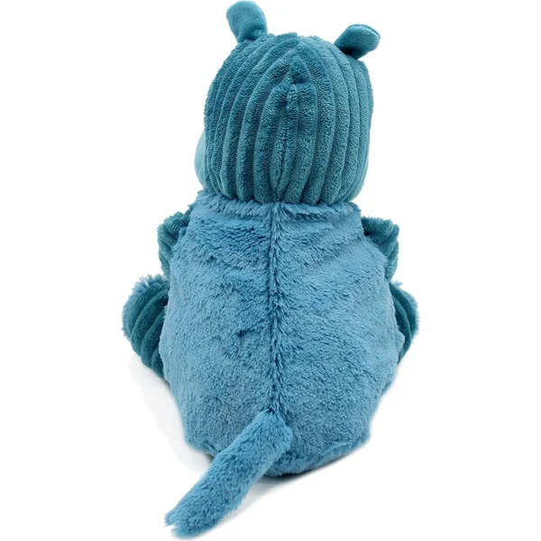 PTIPOTOS Hippopotame en peluche Bibou bleu – maman avec bébé