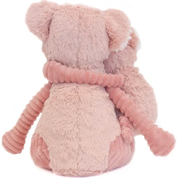 Ptipotos Peluche koala Trankilou rose - maman avec bébé