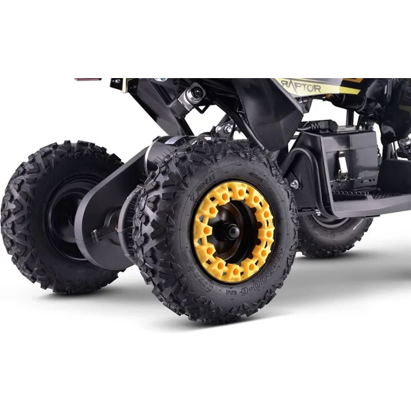 Quad électrique pour enfants Beneo Motors Raptor jaune - 800W