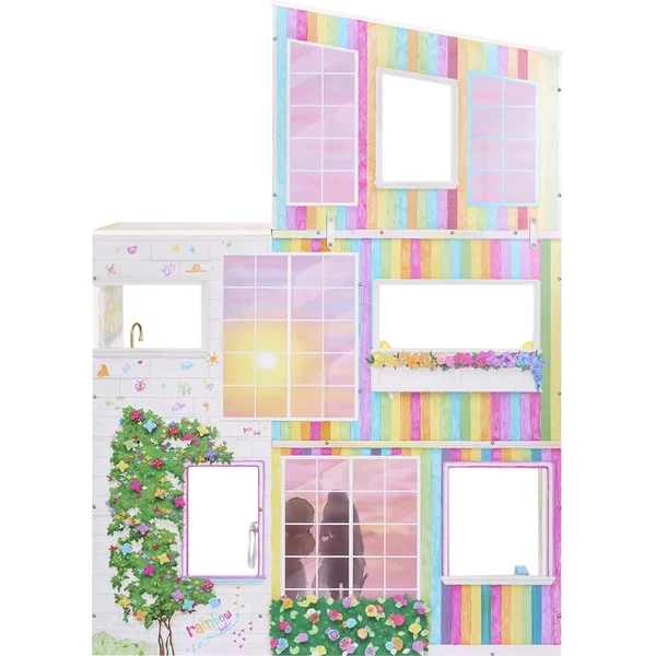 Rainbow High Maison de poupées Color