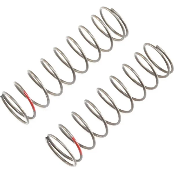 Ressort d'amortisseur TLR EVO arrière 16mm 3.8R rouge (2): 8X