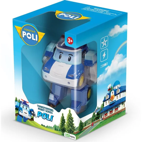 ROBOCAR POLI - VEHICULE TRANSFORMABLE 2 EN 1 - POLI LE POLICIER
