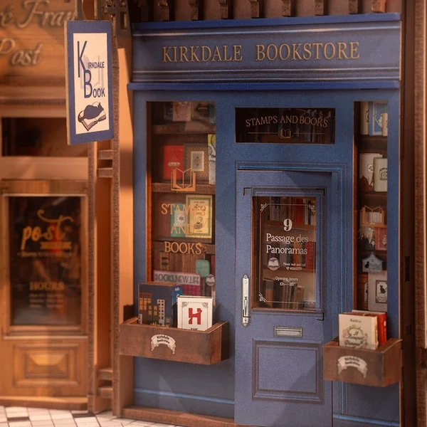 RoboTime Puzzle 3D Butée de livre Rencontre dans le passage avec des livres