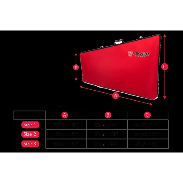 Sac de transport d'aile tissus universel REVOC 50cm3 / 2m / 2.30m - Taille 1