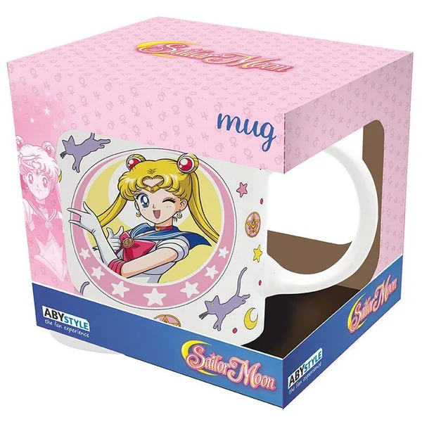 SAILOR MOON - MUG - 320 ML - SAILOR MOON & LUNA PATCH -SUBLI -BOITEX2