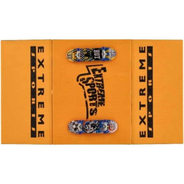 Skateboard à doigts vissable 2pcs en plastique avec rampe et accessoires