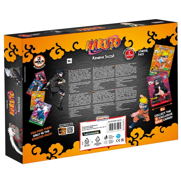 Starter Pack Naruto Mythos TCG – 1er chapitre : Konoha Shidō – Sasuke et Naruto – FR