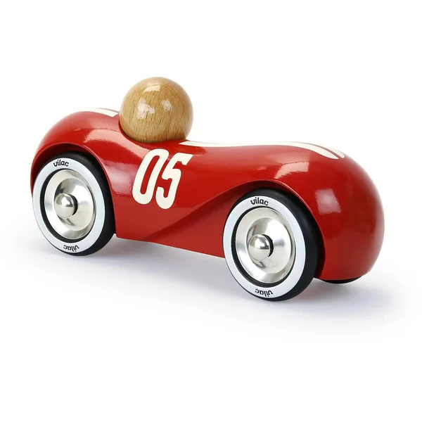 STREAMLINE VINTAGE EN BOIS - ROUGE