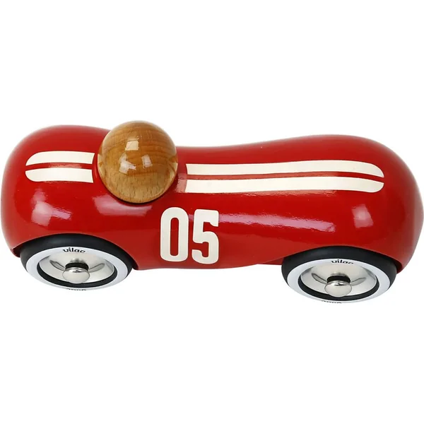 STREAMLINE VINTAGE EN BOIS - ROUGE