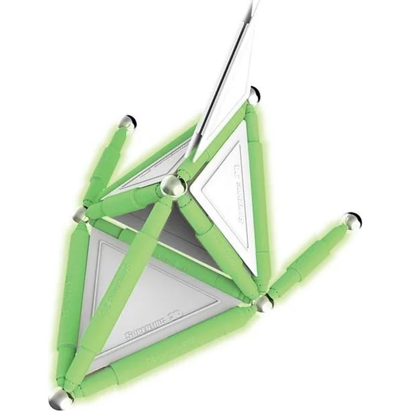SUPERMAG jeu de construction magnétique Tags glow 48pcs