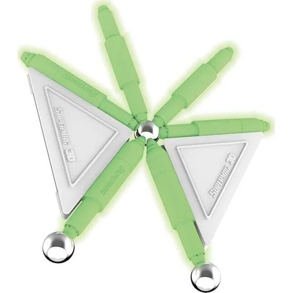 SUPERMAG jeu de construction magnétique Tags glow 48pcs