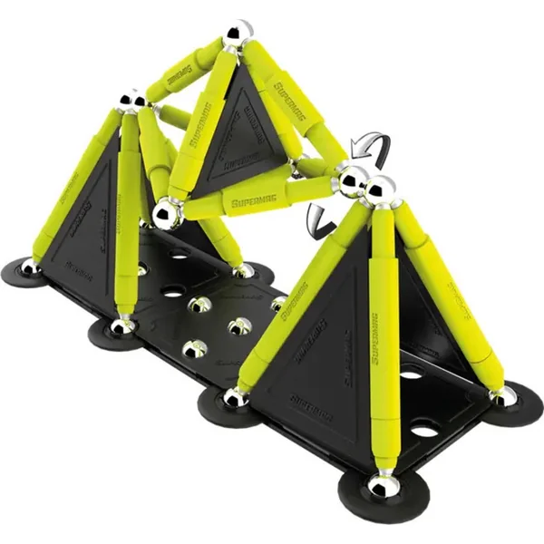 SUPERMAG jeu de construction magnétique Technicolor 85pcs