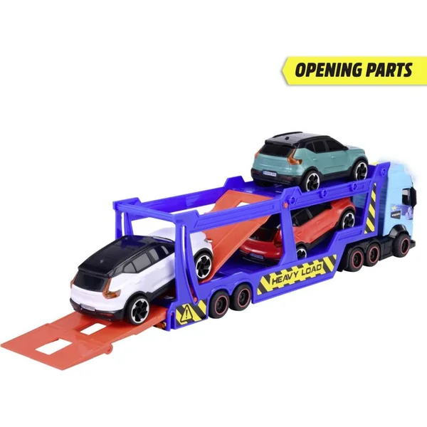 Transporteur Volvo FH 16, 40 cm + 3 voitures, lumière, son