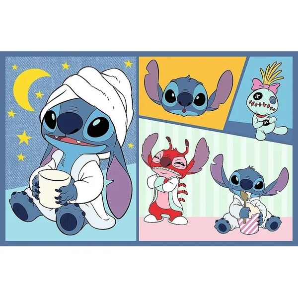Trefl Puzzle 2 x 70 Lilo & Stitch - Avec Stitch, ce n'est pas ennuyeux