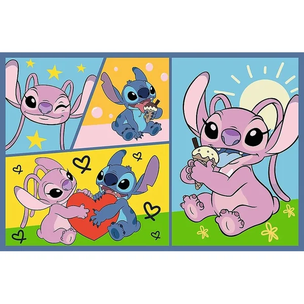 Trefl Puzzle 2 x 70 Lilo & Stitch - Avec Stitch, ce n'est pas ennuyeux