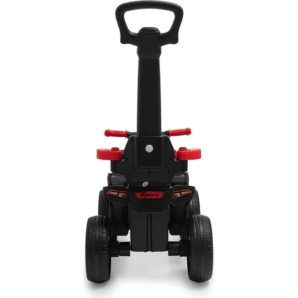 Trottinette pour enfants avec barre de guidage Baby Mix Mega rouge