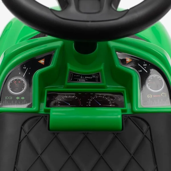 Trottinette pour enfants avec son et barre de guidage Baby Mix RACER verte