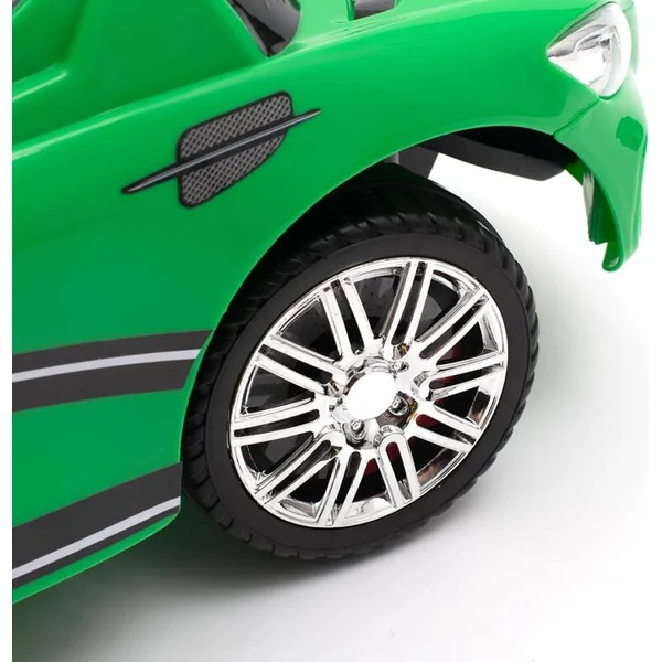 Trottinette pour enfants avec son et barre de guidage Baby Mix RACER verte