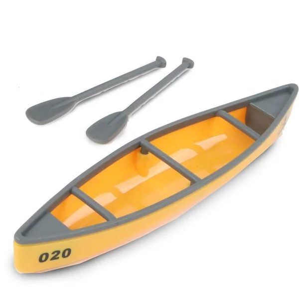 TURBO CHALLENGE - TOUT TERRAIN AVEC KAYAK - CAP AVENTURE -1:/16 - VOITURE FRICTION - ORANGE