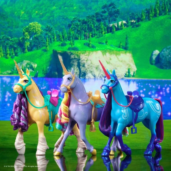 Unicorn Academy licorne à coiffer 24 cm Leaf