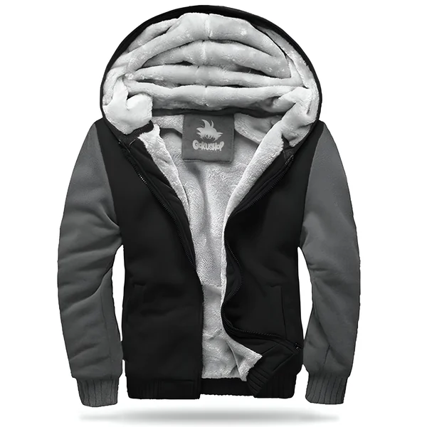 Veste Polaire DBZ Capsule Corp (Noir & Gris)