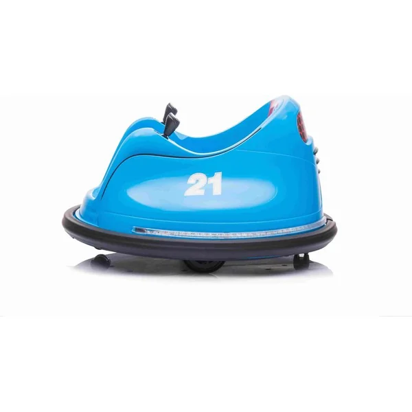 Véhicule électrique pour enfants RIRIDRIVE 12V bleu, adapté pour une utilisation intérieure et extér