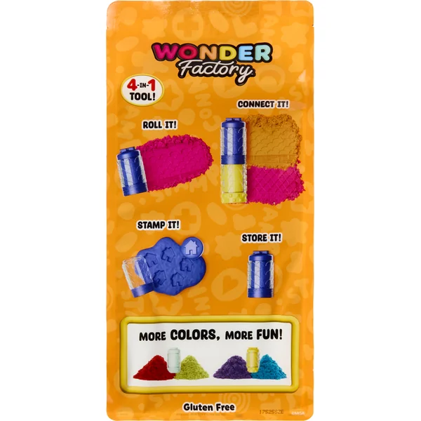 Wonder Factory Sable et pâte à modeler non desséchants dans un sac