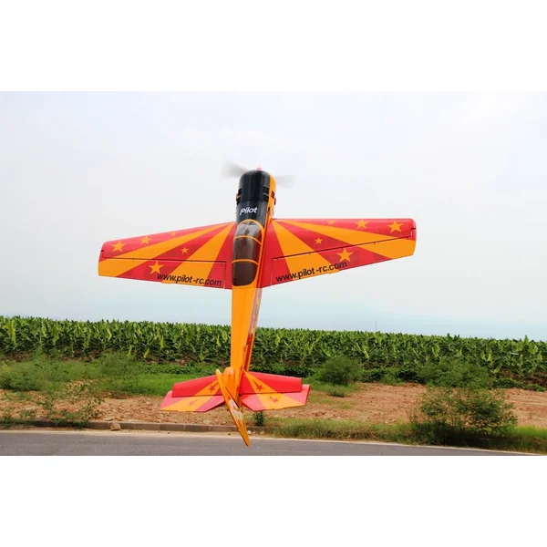 Yak 55M 107'' (33%) 2,70m - Pilot RC - Rouge/Jaune - 100 à 120cc