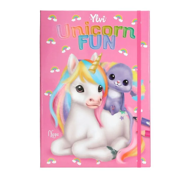 YLVI UNICORN LIVRE DE COLORIAGE FUN