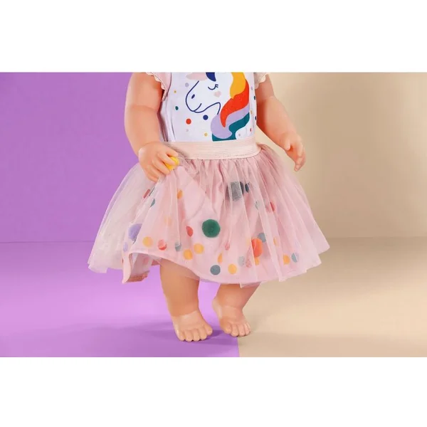 Zapf BABY born Tutu robe licorne, 43 cm